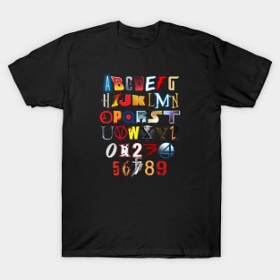 Movie Alphabet T-Shirt